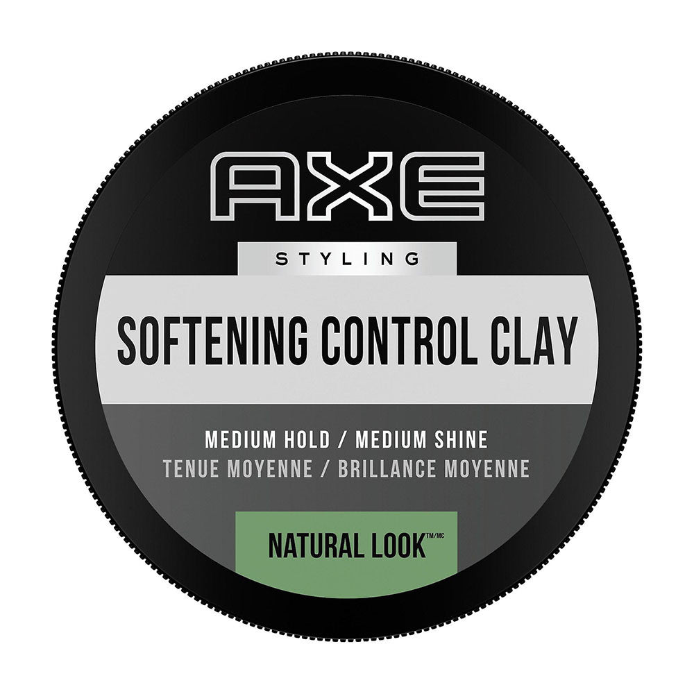 Axe Natural Look Softening Control Clay Styling Cream, 2.64 Oz